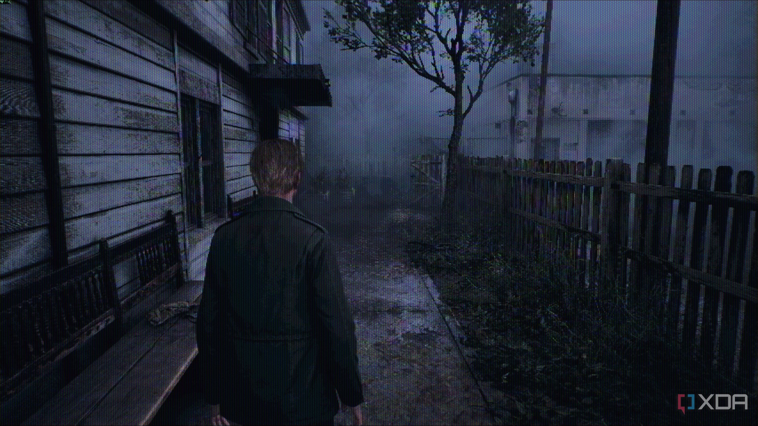 Silent Hill 2 running on ShaderGlass.