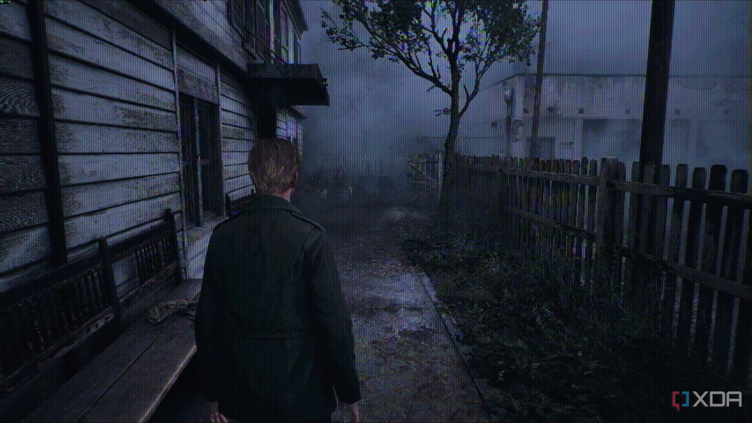 Silent Hill 2 running on ShaderGlass.