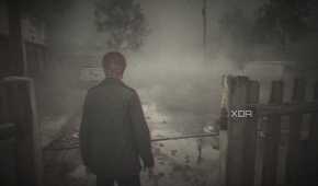 Silent Hill 2 remake gameplay through ShaderGlass.