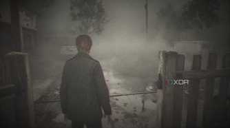Silent Hill 2 remake gameplay through ShaderGlass.
