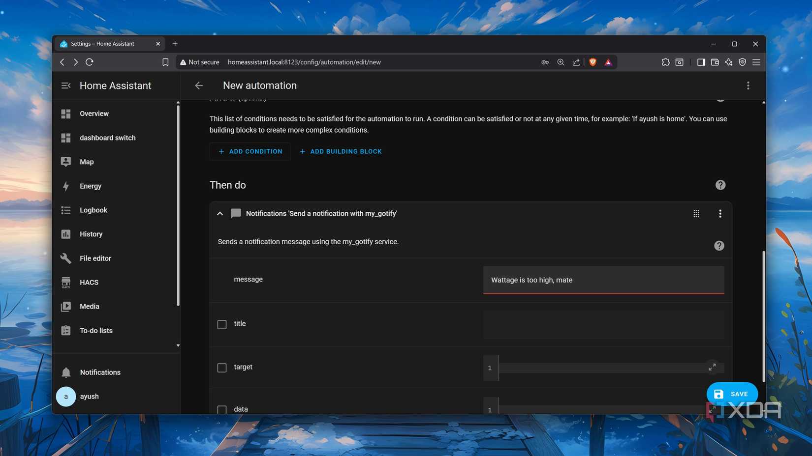 Creating a smart plug automation on HASS