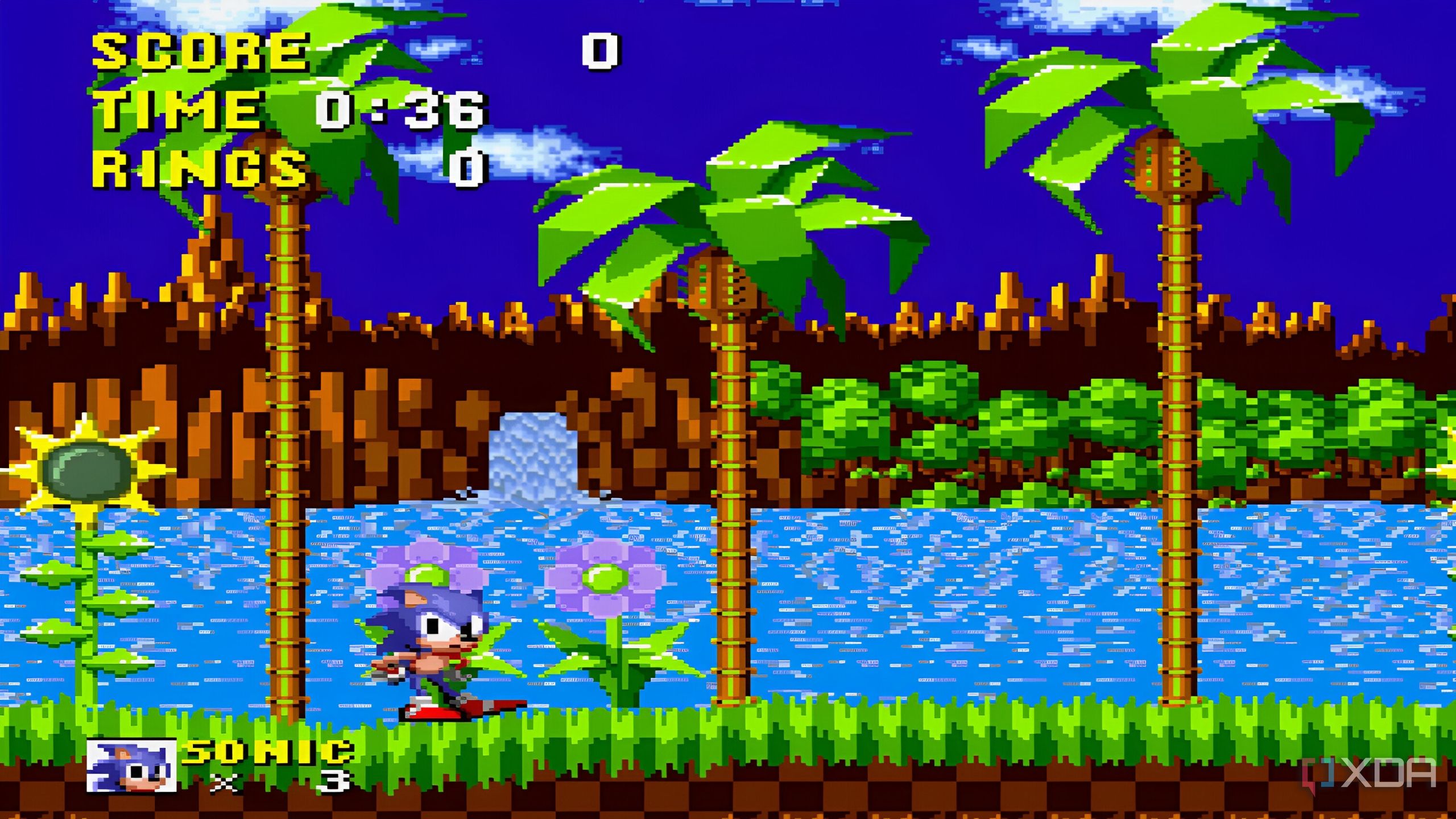 Sonic tapping his foot in Sonic the Hedgehog (1991) on the Sega Genesis. 
