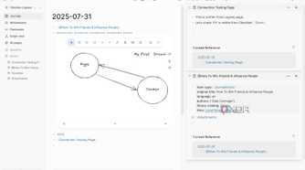 Split screen Logseq
