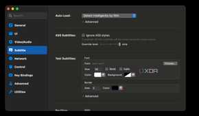 Subtitle settings on MPV
