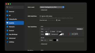 Subtitle settings on MPV