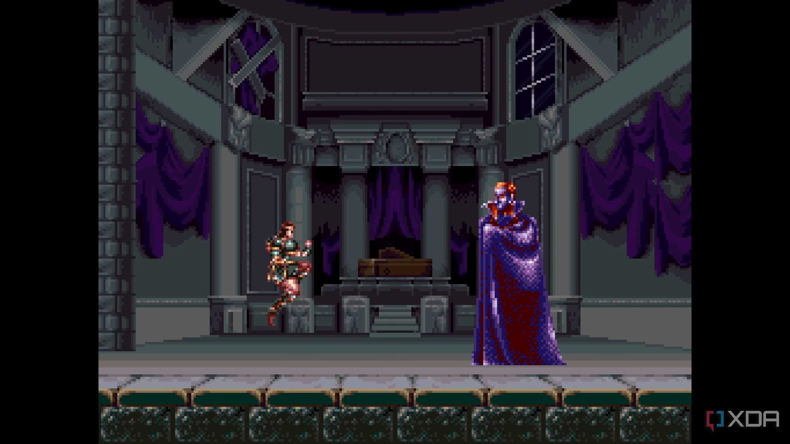 Simon meets Dracula in Super Castlevania IV.