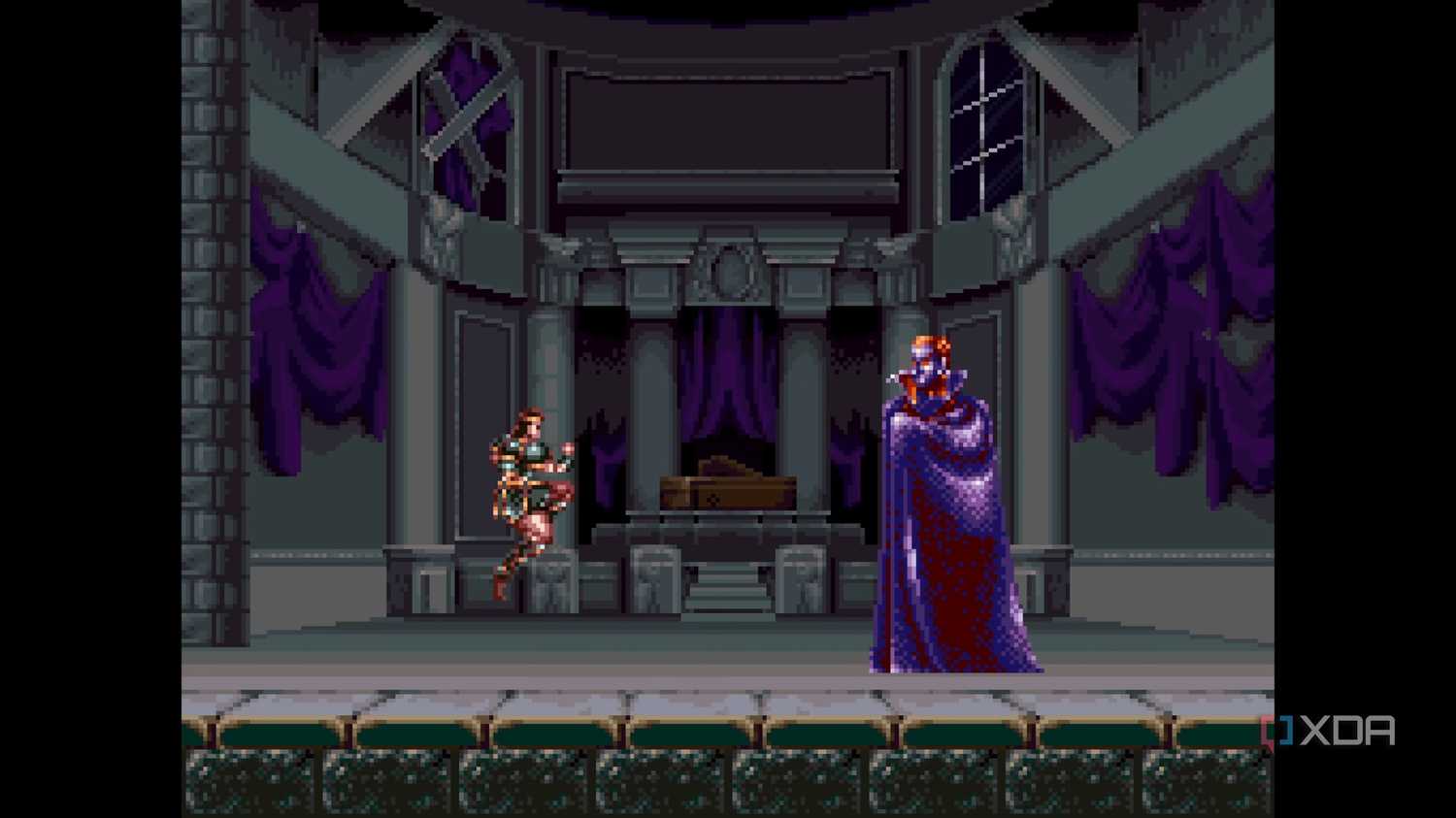 Simon meets Dracula in Super Castlevania IV.