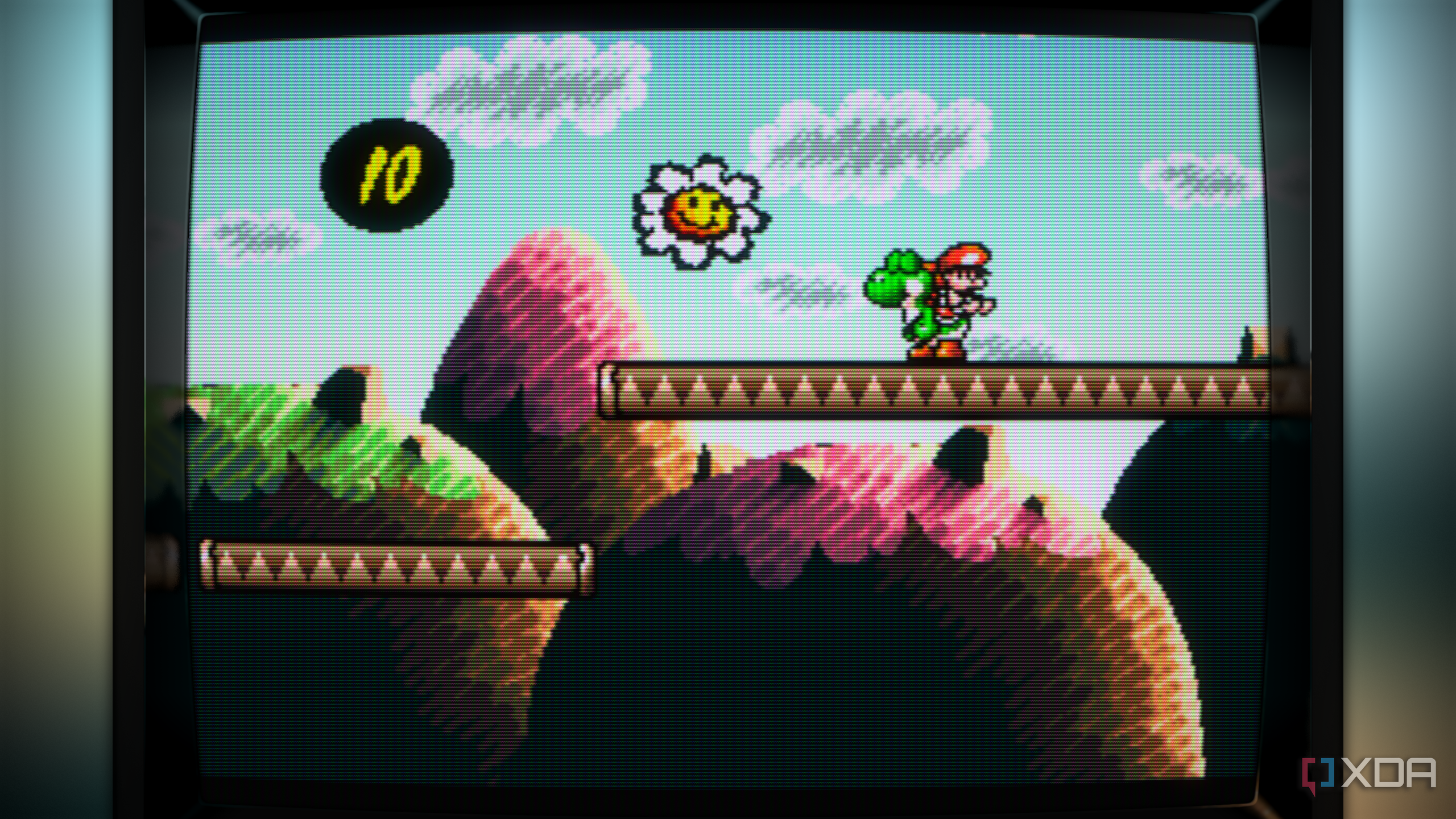 Super Mario World 2: Yoshi's Island gameplay.