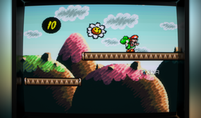 Super Mario World 2: Yoshi's Island gameplay.