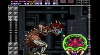 super-metroid-mother-brain-attacking-baby-metroid