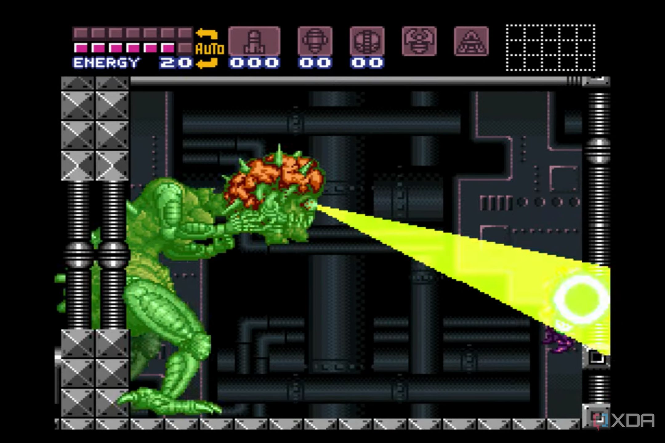 super-metroid-mother-brain-attacking-samus