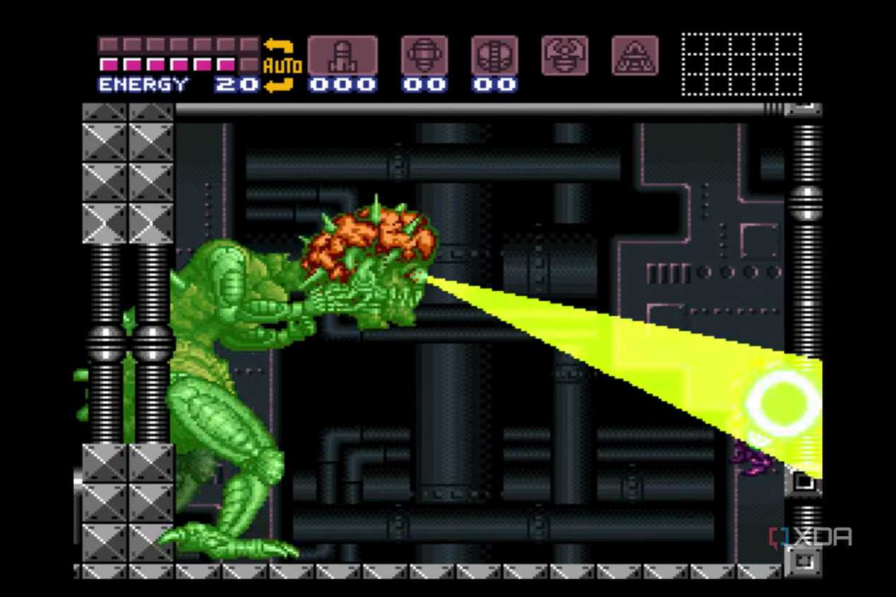 super-metroid-mother-brain-attacking-samus
