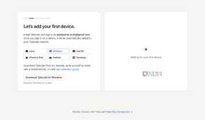 Add first device in Tailscale