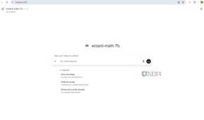 wizard-math home page in WebUI
