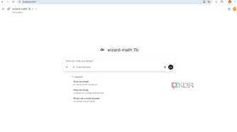 wizard-math home page in WebUI