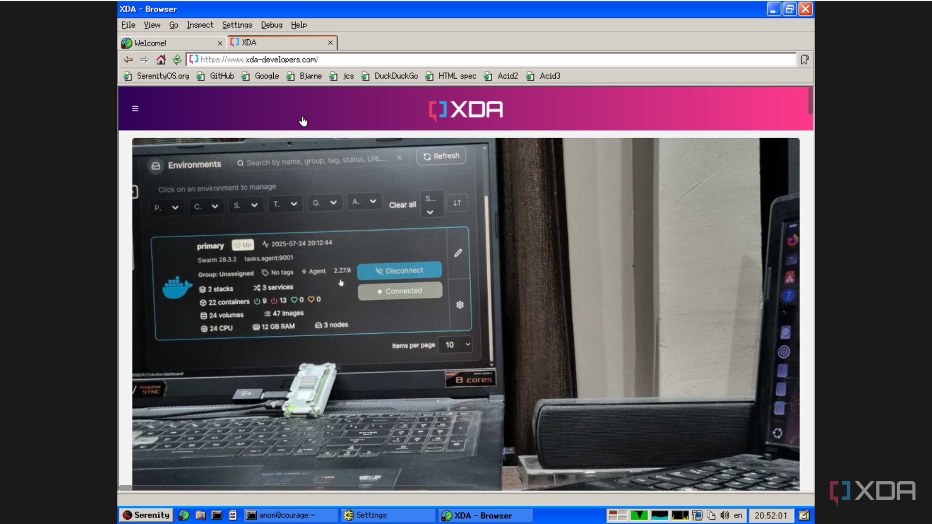 This UNIX-based operating system looks like it's from the 90s, but it's ...