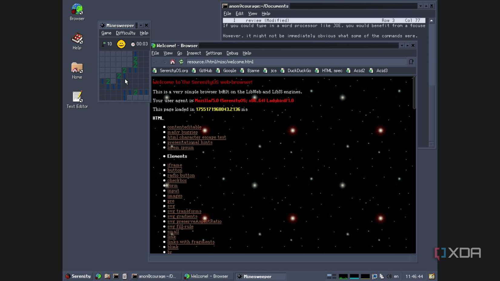 This UNIX-based operating system looks like it's from the 90s, but it's ...