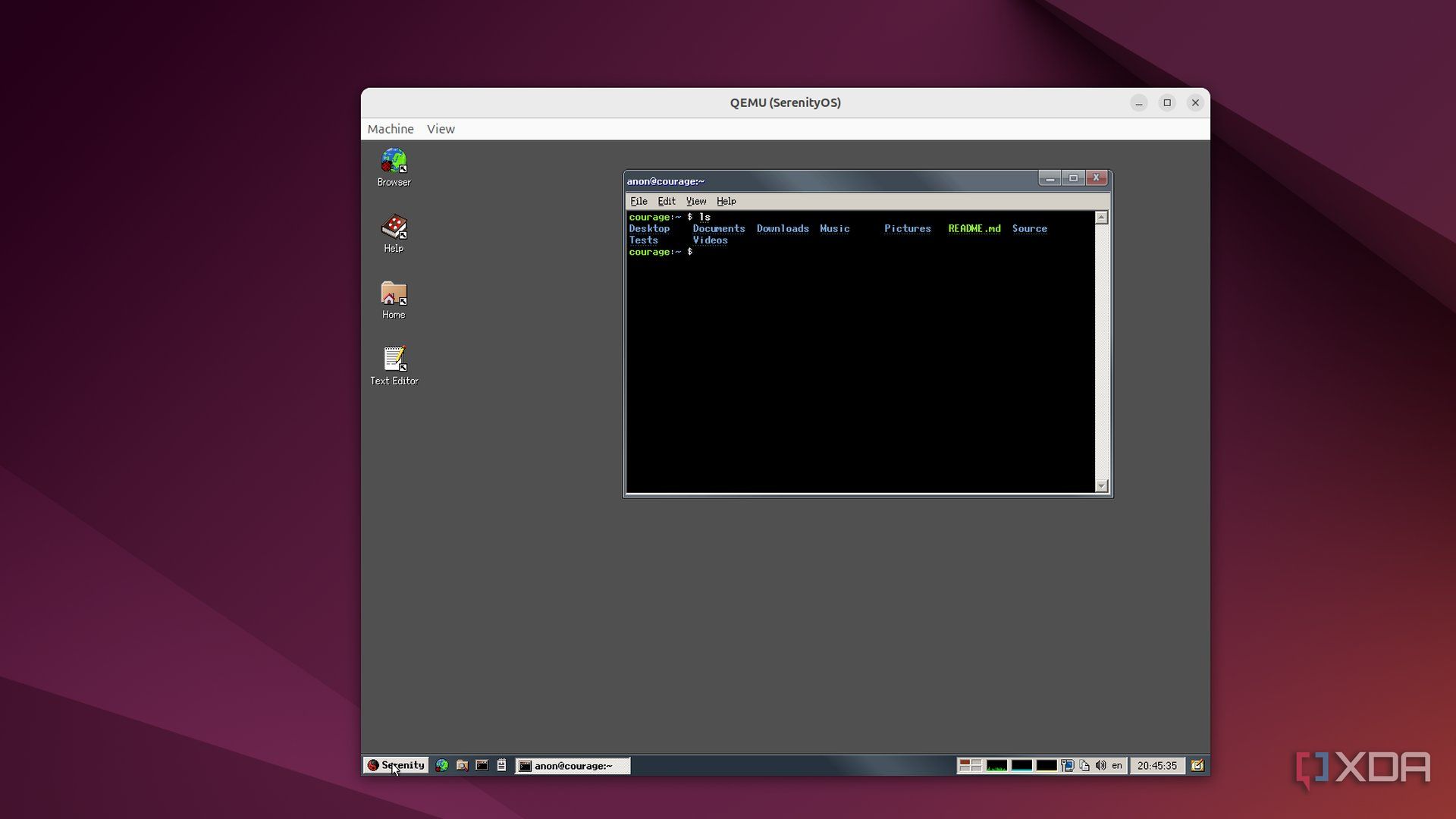 This UNIX-based operating system looks like it's from the 90s, but it's ...