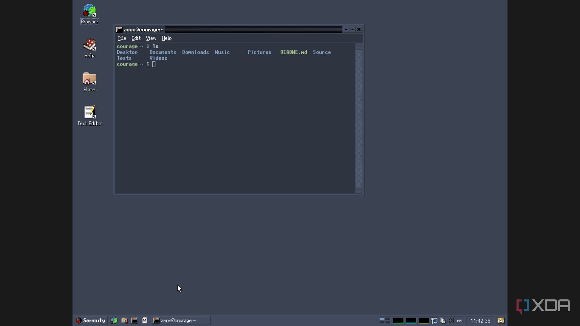 This UNIX-based operating system looks like it's from the 90s, but it's ...