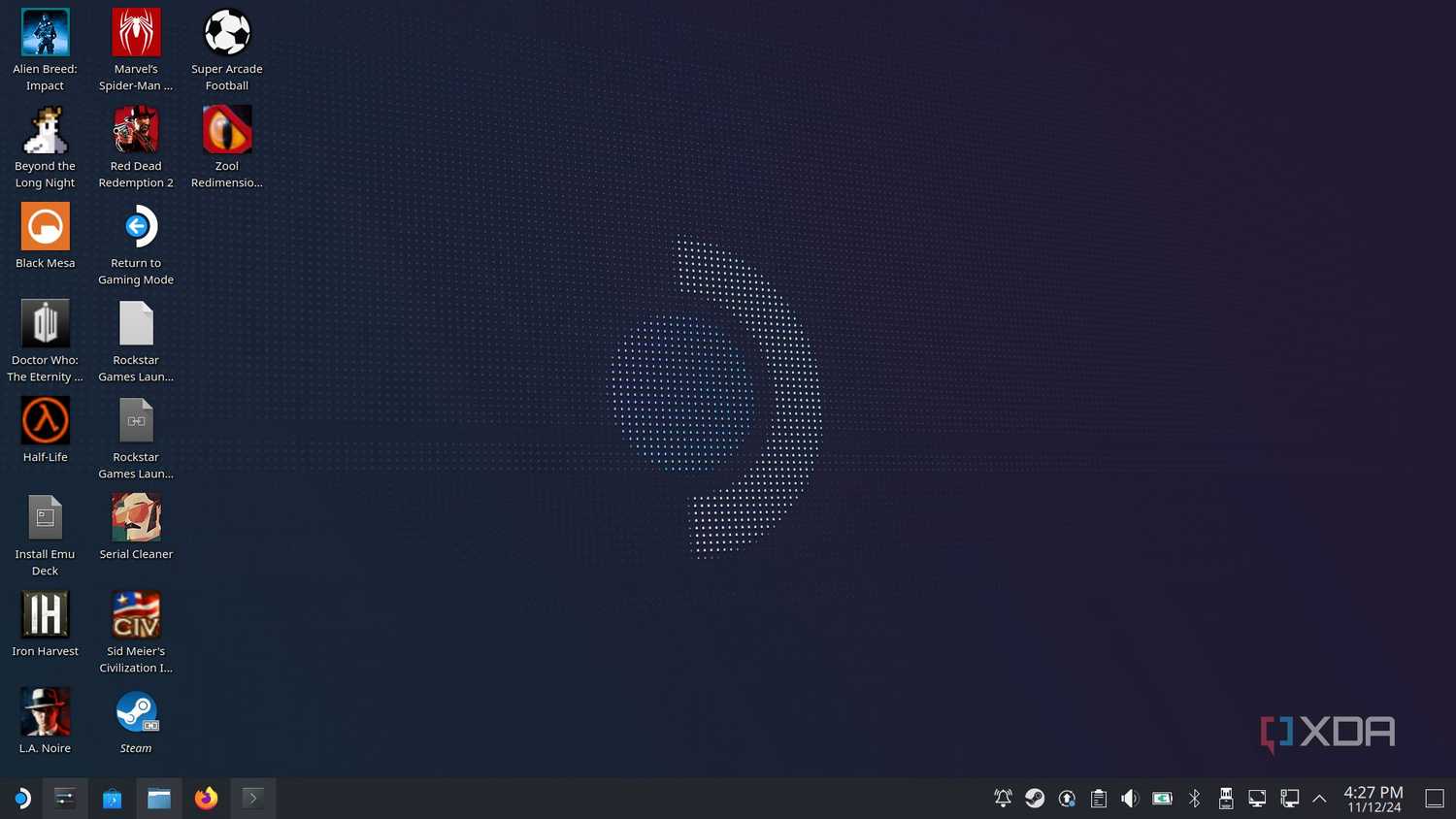 Steam Deck desktop
