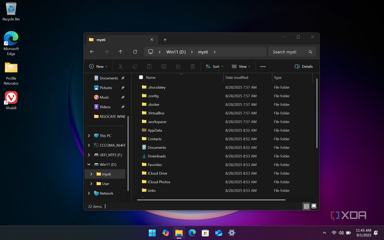 перенос пользовательской папки Windows — иллюстрация 4 к материалу перенос пользовательской папки Windows — иллюстрация 4 к материалу