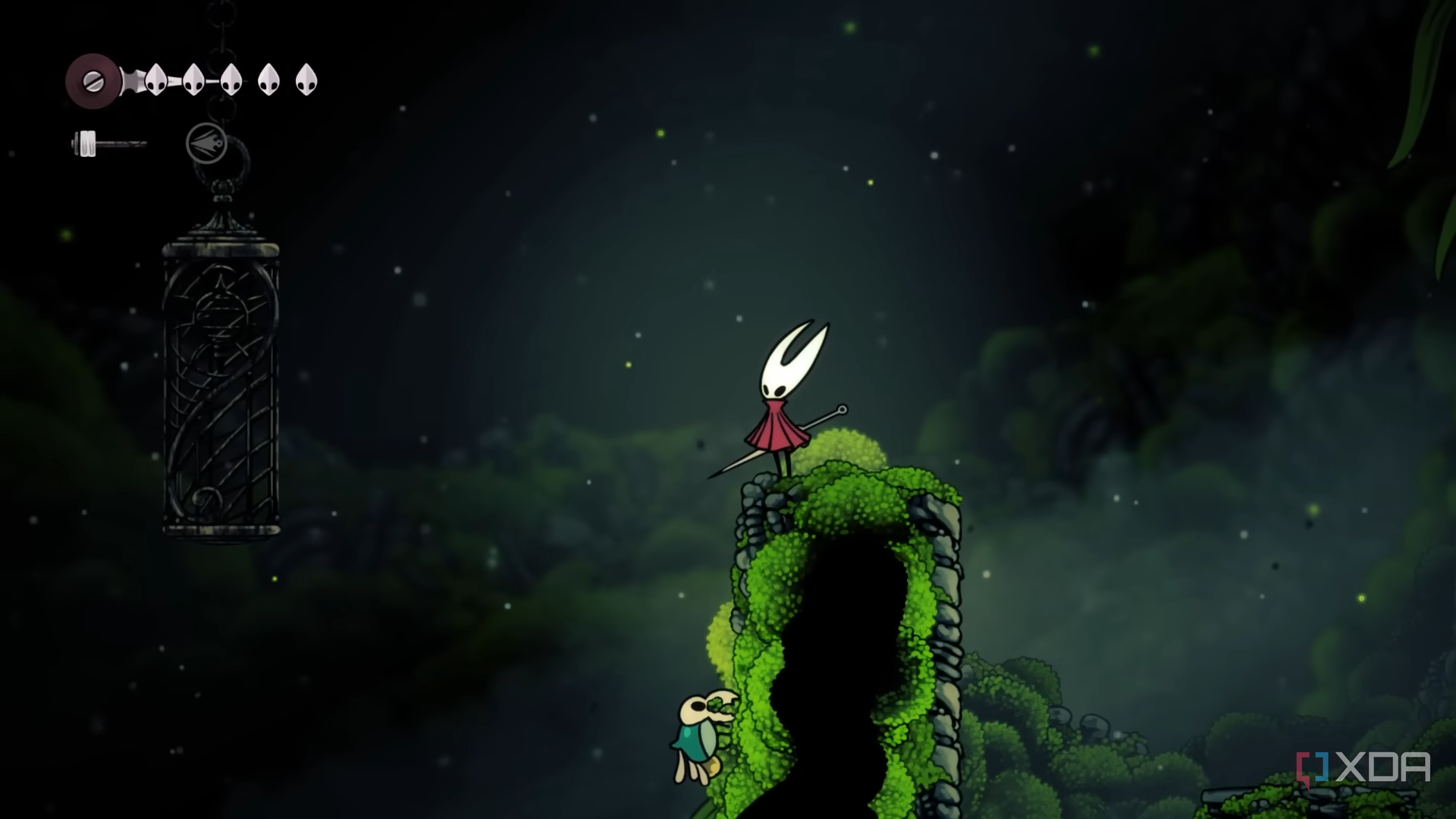 Standing on a ledge in Mosshome