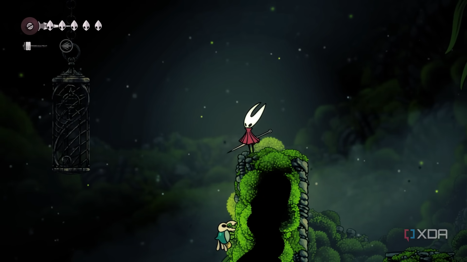Standing on a ledge in Mosshome