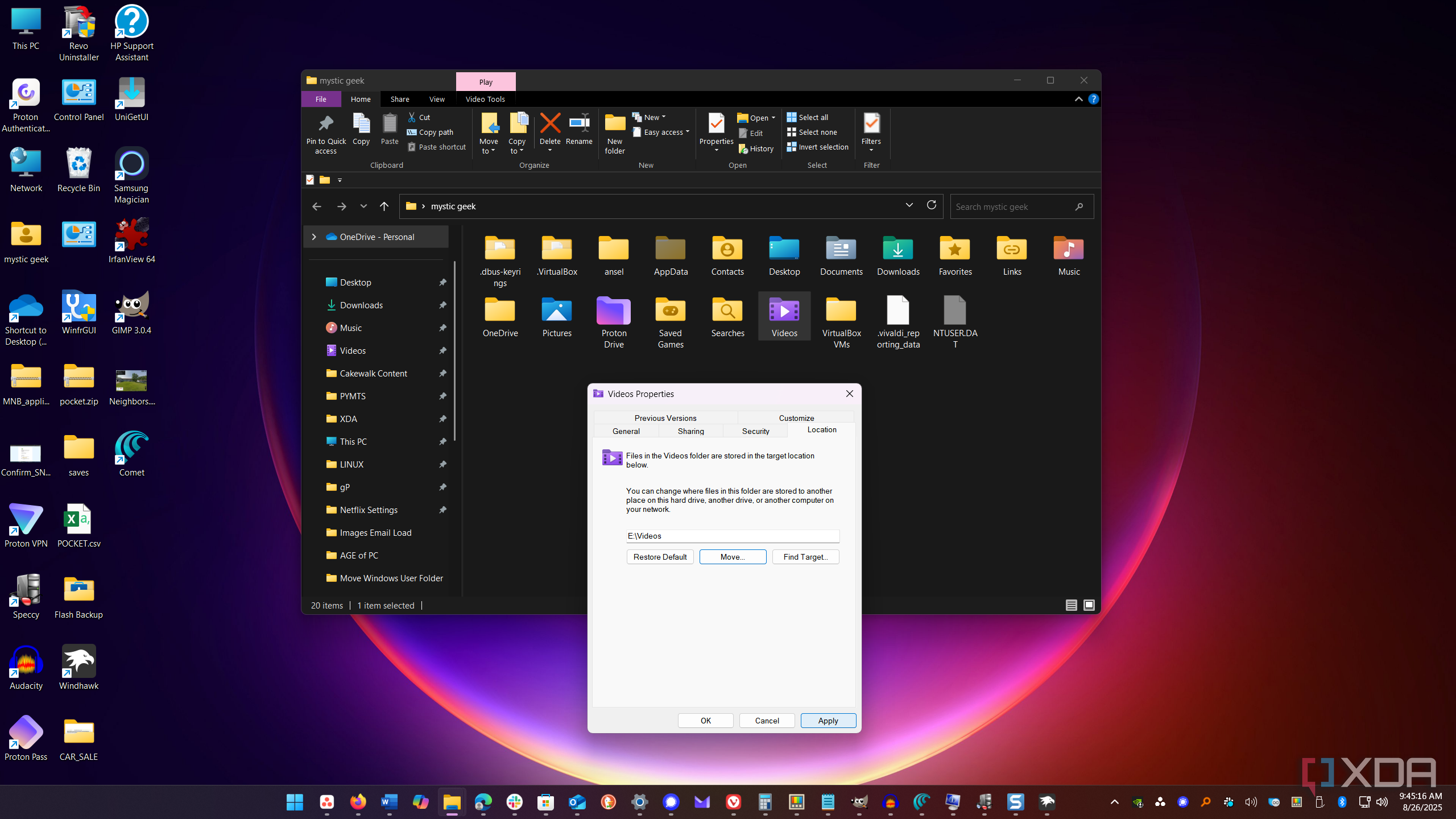 перенос пользовательской папки Windows — иллюстрация 8 к материалу