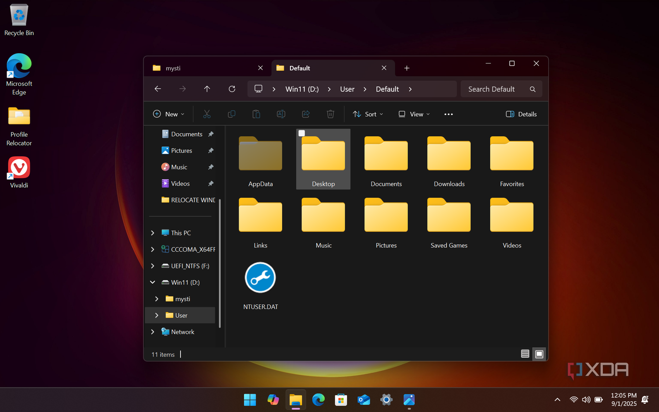 перенос пользовательской папки Windows — иллюстрация 3 к материалу перенос пользовательской папки Windows — иллюстрация 3 к материалу