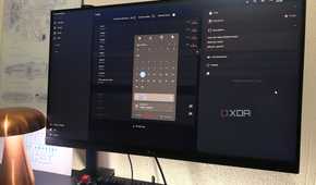 Adding reminder to Super Productivity on desktop pc, lamp in view