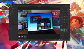 Screenshot of Adobe Lightroom editing a photo on a Linux PC using WinApps
