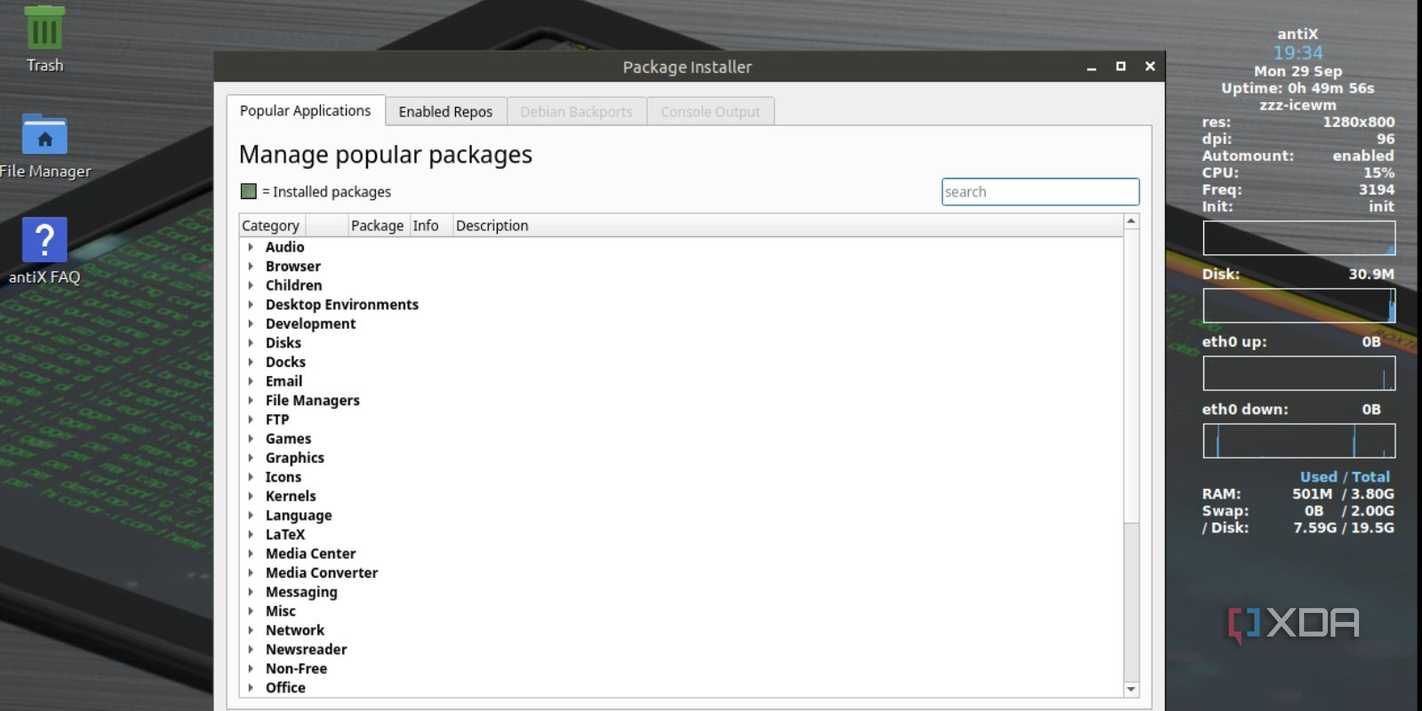 Mx File Manager 4 reasons why I would pick MX Linux instead of AntiX for old PCs
