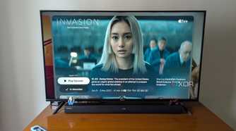 Apple TV app running on Apple TV on a 4K TV