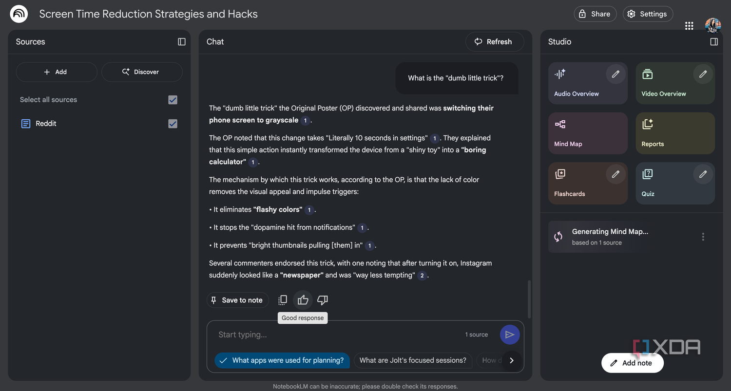Empty Reddit Question I don’t browse Reddit without NotebookLM anymore, and I never plan to