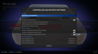 Batocera controller and Bluetooth settings