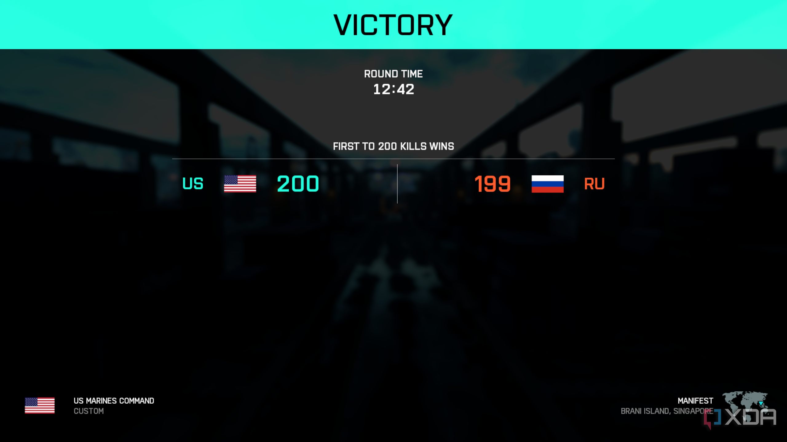 A close victory in Battlefield 2042.