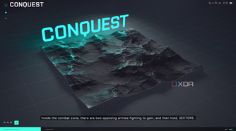 The conquest map being explained in Battlefield 2042.