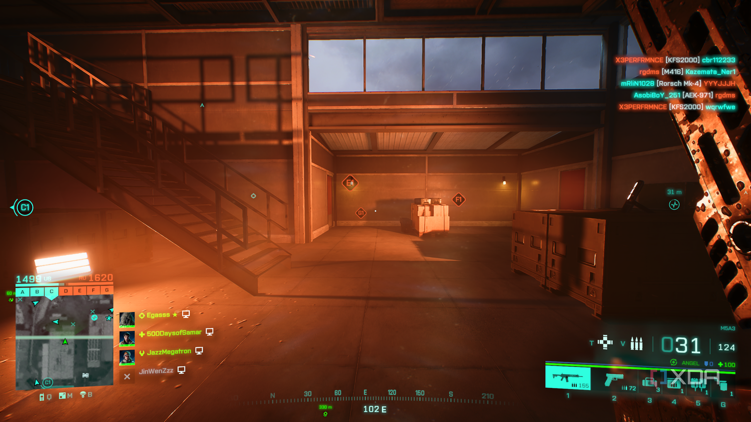 Dusty interiors of a building in Battlefield 2042.