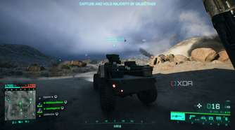 A jeep in Battlefield 2042.
