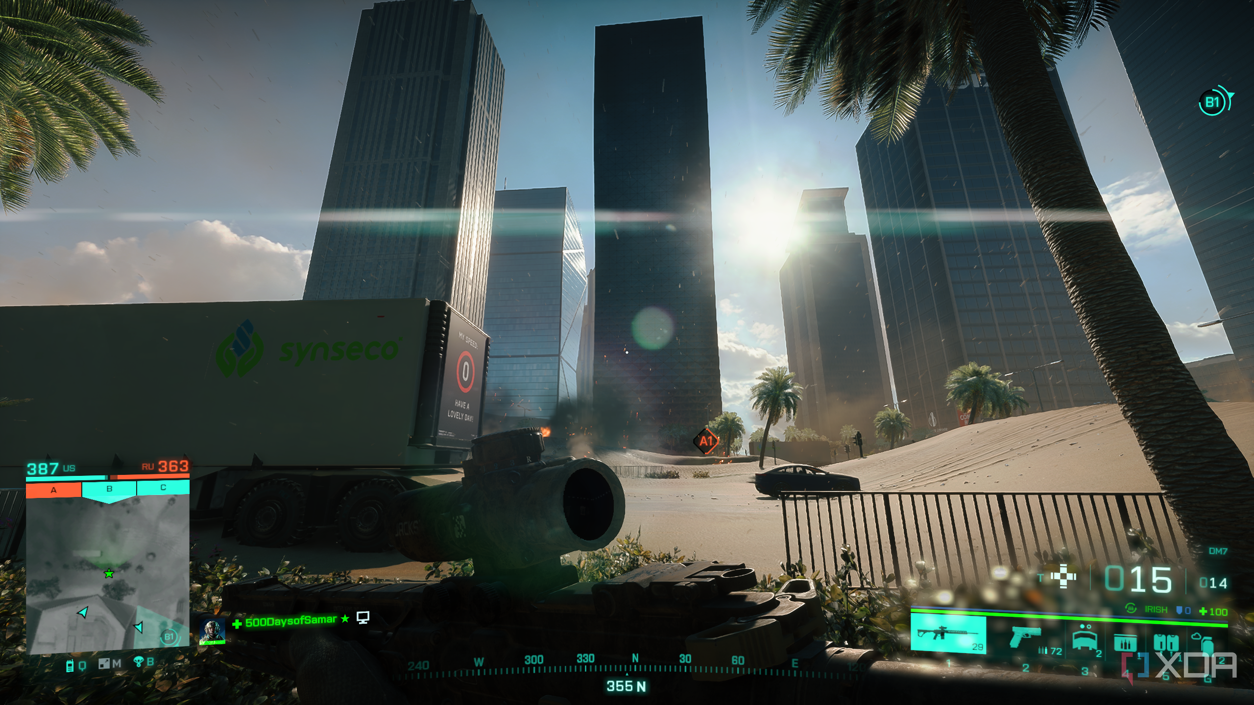 Multiplayer in Battlefield 2042.