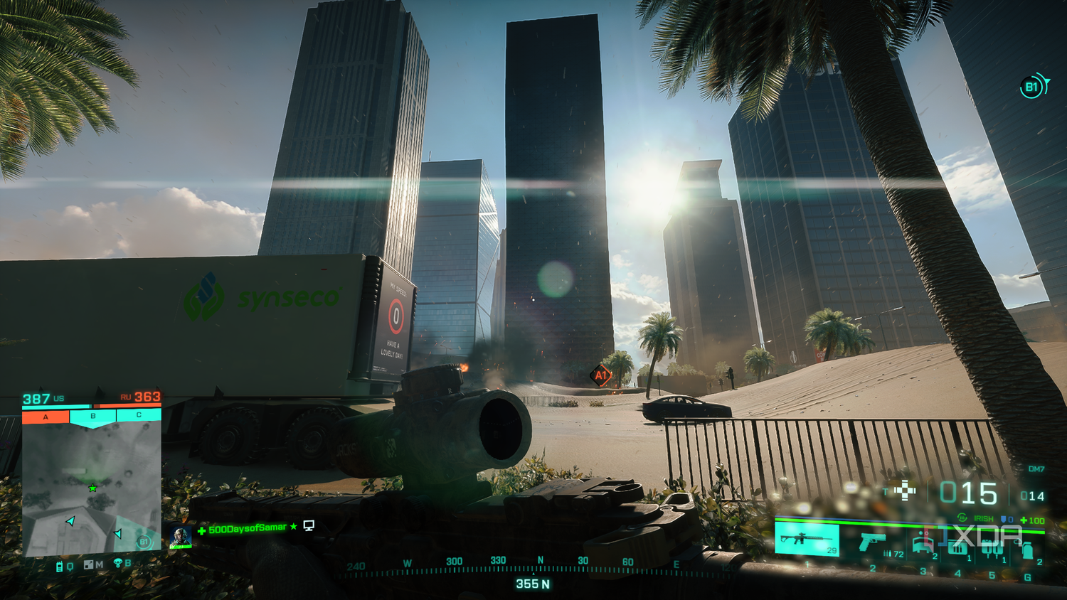 Multiplayer in Battlefield 2042.