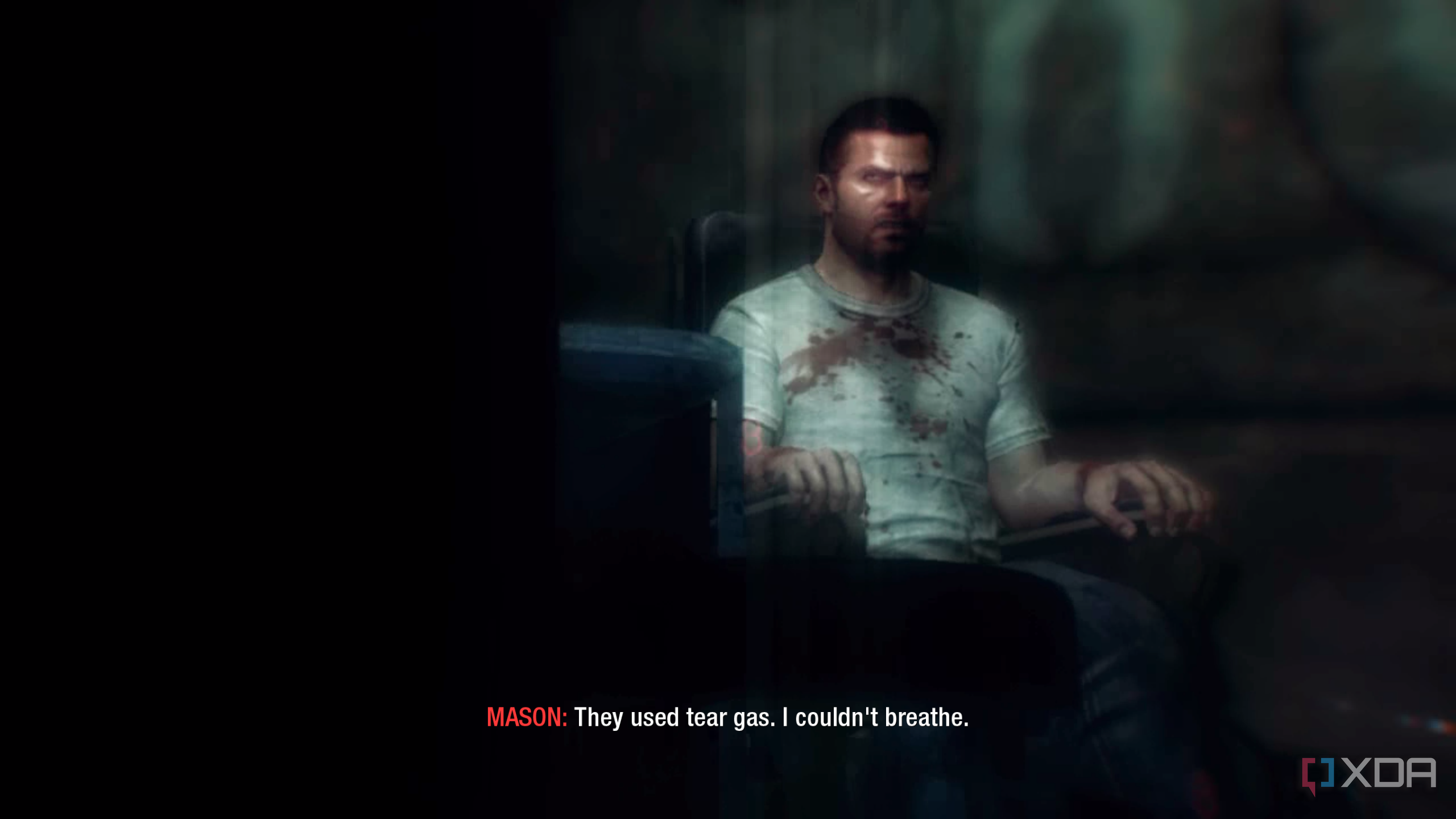 Alex Mason tied to a chair.