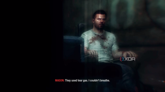 Alex Mason tied to a chair.
