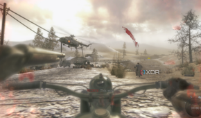 Mason riding a motorcycle in Call of Duty: Black Ops 1.