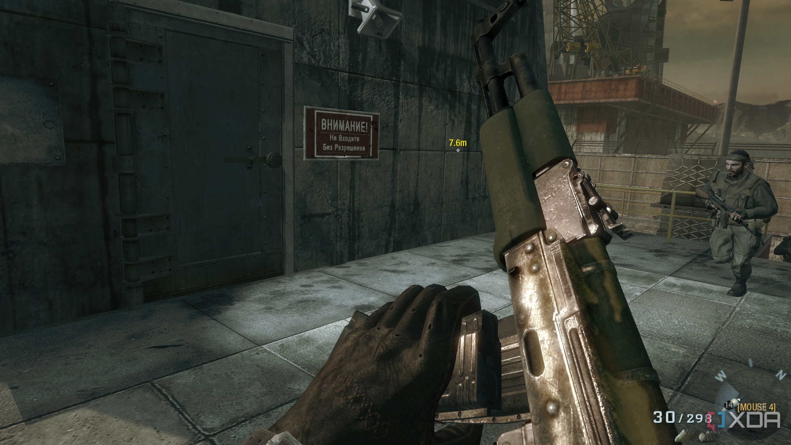 Reloading an AK47 in Call of Duty: Black Ops 1.