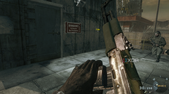 Reloading an AK47 in Call of Duty: Black Ops 1.