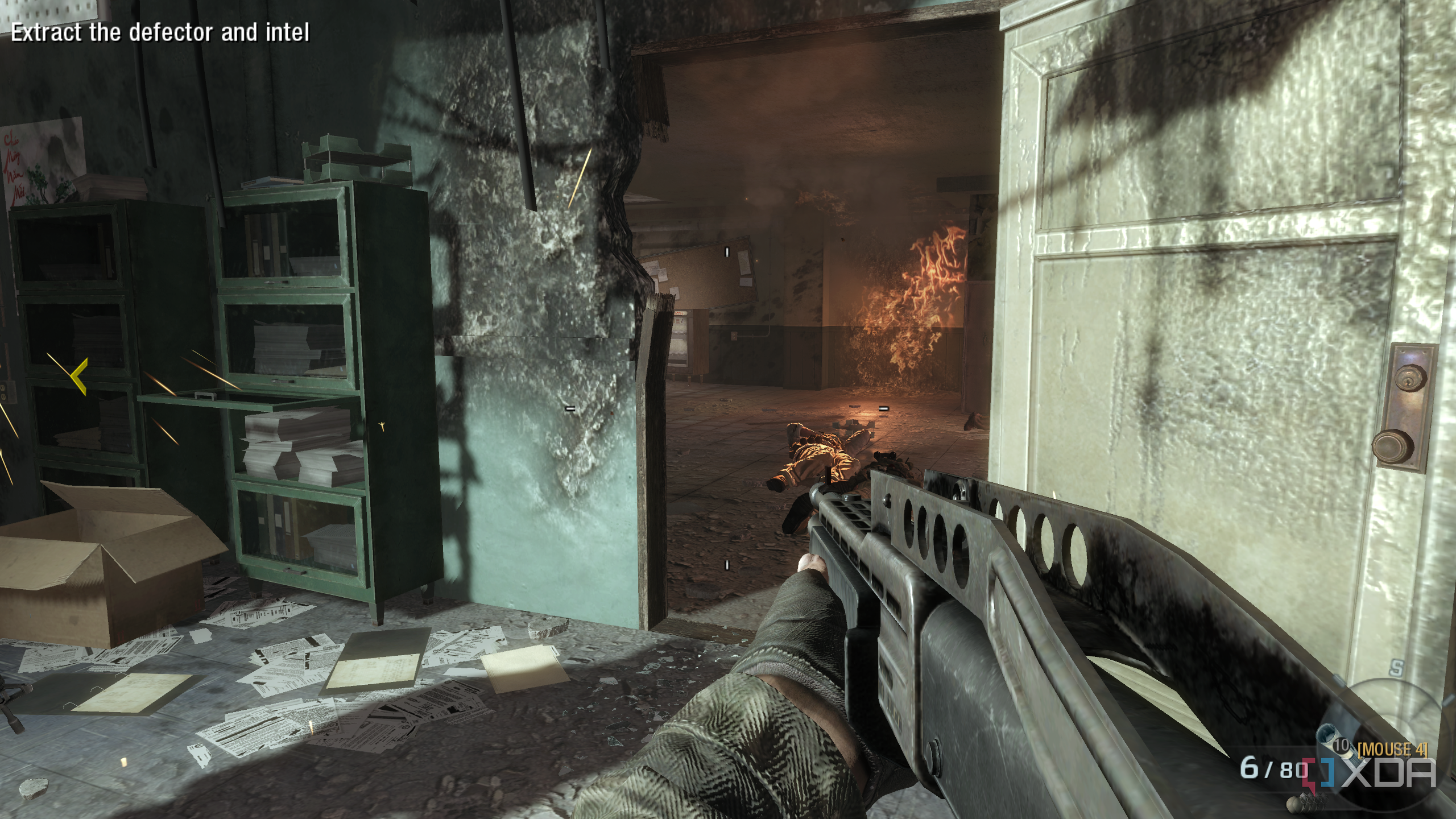 Holding a SPAS in Black Ops 1.