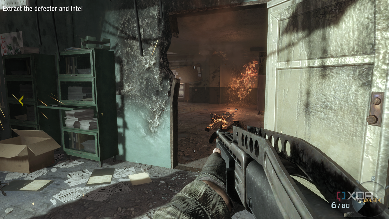 Holding a SPAS in Black Ops 1.