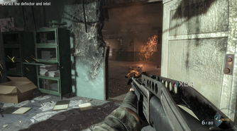 Holding a SPAS in Black Ops 1.