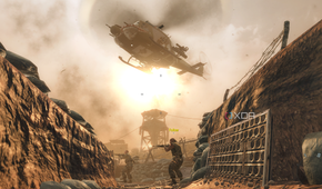 The trenches in Vietnam in Call of Duty: Black Ops 1.